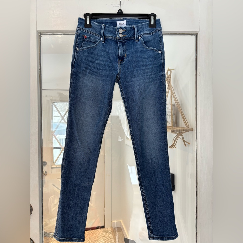 Hudson Jeans Women's Straight Leg in Deep Blue